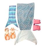 Cressi Fins, Mermaid Tail Skirt & Towel Set