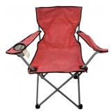 Red Folding Camping Chair with Bag