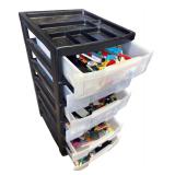 Lego Mixed Loose Bricks Lot with Storage Unit