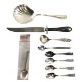 Oneida Sterling & Mixed Flatware Lot