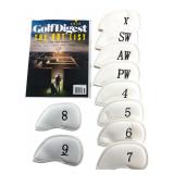 Callaway Set of 10 White Iron Headcovers
