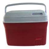 Rubbermaid Red & White Hard Sided Cooler