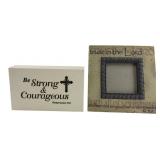 Demdaco Frame & Sunshine Gifts Block Sign
