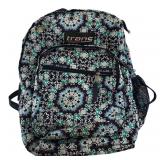 Trans by JanSport Teal Purple Geometric Backpack