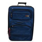 FIB Blue Soft-Sided Rolling Suitcase