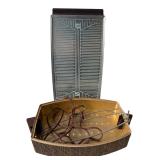Salton Hotray Glass Warmer & Woven Base