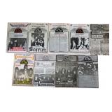 Lot of 9 Jam Rag Detroit Rock Forum Zines 1986-87
