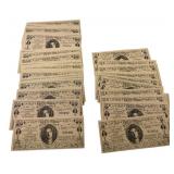 Noir Leather Novelty Currency $5 & $20 Bills