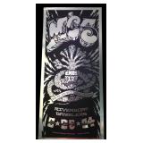 Perkins MC5 DKT Signed Silver Poster 12x26"