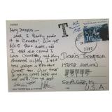 Mike Davis MC5 Postcard to Dennis Thompson