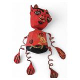 Mexican Papier-Mï¿½chï¿½ Diablito Devil Figure 20"