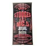 Signed DKT MC5 Iggy & The Stooges 2011 Poster