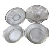 Fire-King & Clear Glass Bowls & Dishes