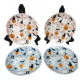 Harvest Green Studio Halloween Plates (4)