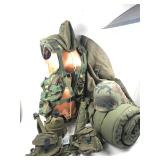 US Military Surplus Gear Lot w/ Helmet & Duffel