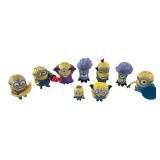 Lot of 8 Minions PVC Toy Figures