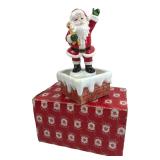 Ebeling & Reuss Musical Rotating Santa Figurine