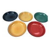Gibson Home Set of 5 Swirl Deep Plates