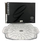 Gorham Lady Anne Crystal Rectangular Tray