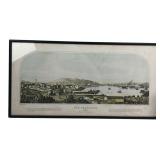 Framed Henry Firks San Francisco 1849 Lithograph