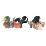 Set of 4 Plush Waterfowl Toys