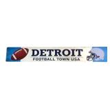 Detroit Football Town USA Metal Sign