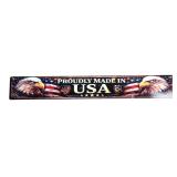 Proudly Made in USA Patriotic Metal Sign