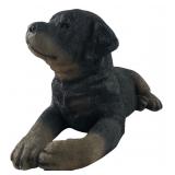 Cast Resin Rottweiler Puppy Figurine 16x8"