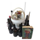 Home Brewing Equipment Kit & Flip-Top Bottles