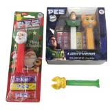 PEZ Dispenser Lot Lightyear Santa & Dog