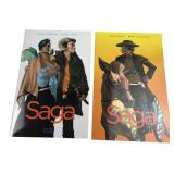 Image Comics Saga Vol 1 & 8 Softcover Books