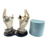 Costume Jewelry Lot w/ Lady Roger Ring Watch...