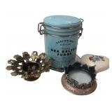 Mixed Collectibles Lot: Cartwright & Butler Tin