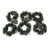 Target Golden Holidays Napkin Rings Set of 6