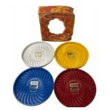 Ritepoint Contemporary Plastic Coasters Set of 4