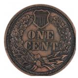 Jumbo 1877 Indian Head Cent Replica 3"