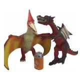 Toy Major Pterodactylus & Dragon Figures