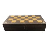 Korean Inlaid Wood Chess Set & Stone Pieces