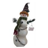 Nantucket Distributing Fabric Snowman Figure
