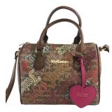 Juicy Couture Logo Print Satchel Bag