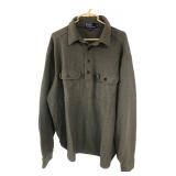 Polo Ralph Lauren Olive Cotton Pullover XL