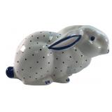 Tiffany & Co. Porcelain Polka Dot Rabbit Bank