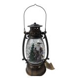 LED Water-Spinning Santa Lantern Snow Globe