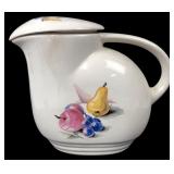 Knowles Utility Ware Lidded Ceramic Pitcher