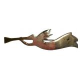Taxco Sterling Silver Trumpeting Angel Brooch