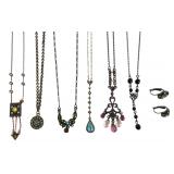 1928 Jewelry Mixed Necklace & Earring Lot