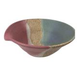 Studio Pottery Tri-Color Batter Bowl
