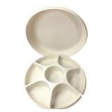 Tupperware Divided Serving Tray w/ Lid