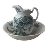 Maddocks Lamberton Works Pitcher & Basin Set