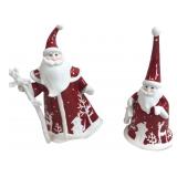 Von Maur Pair of Santa Figurines